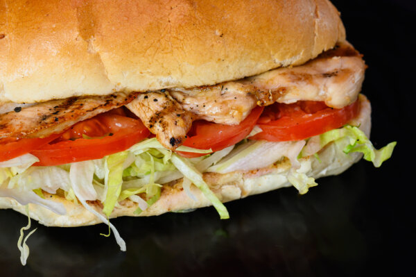 panino con pollo arrosto