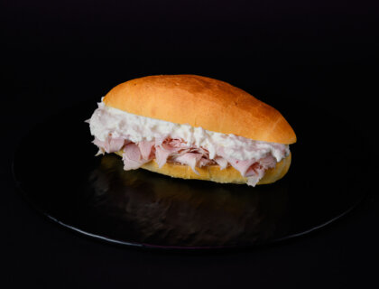 Panino con Fesa di tacchino e Stracciatella