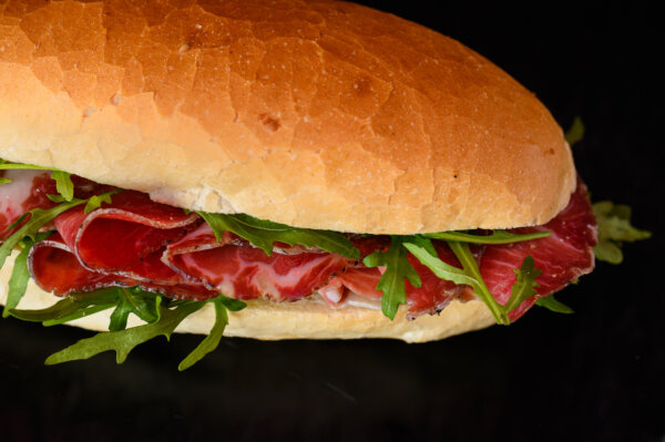 Panino coppa e rucola