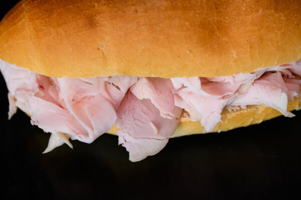 Panino con Fesa di tacchino e Stracciatella