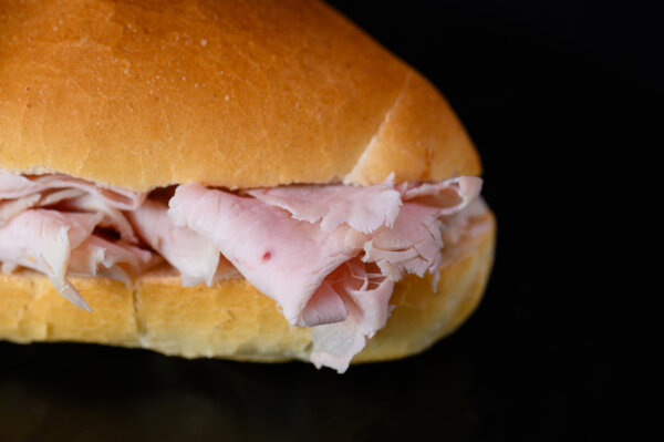 Panino con Fesa di tacchino e Stracciatella