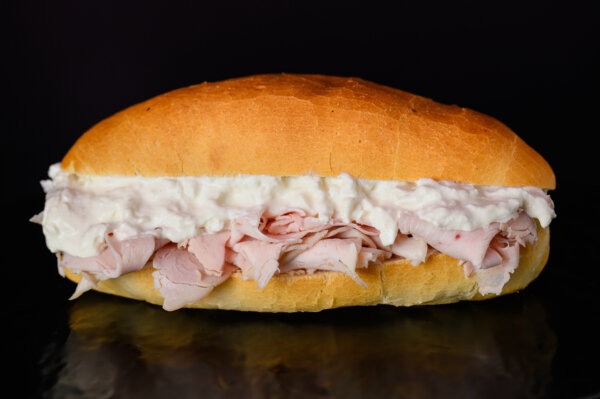 Panino con Fesa di tacchino e Stracciatella