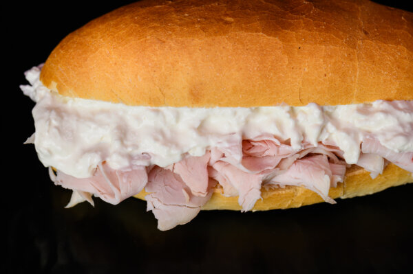 Panino con Fesa di tacchino e Stracciatella