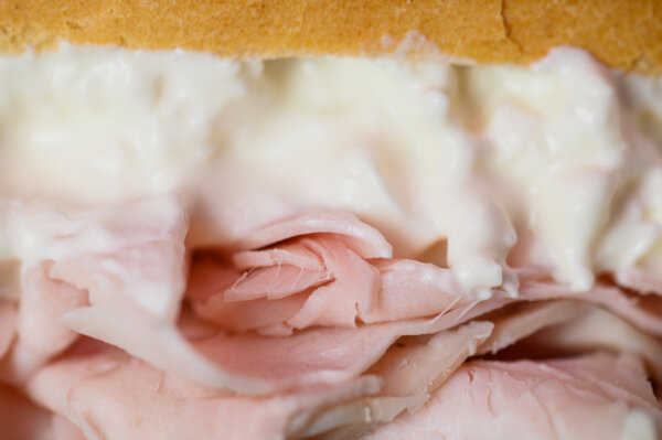 Panino con Fesa di tacchino e Stracciatella