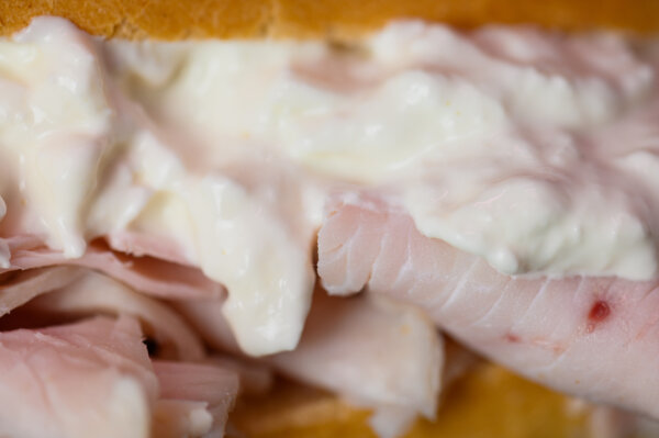 Panino con Fesa di tacchino e Stracciatella