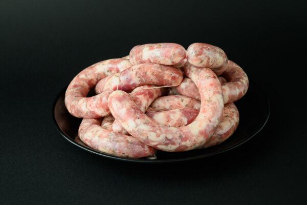 salsiccia di maialino nero a punta di coltello