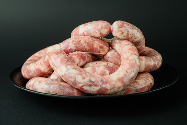 salsiccia di maialino nero a punta di coltello