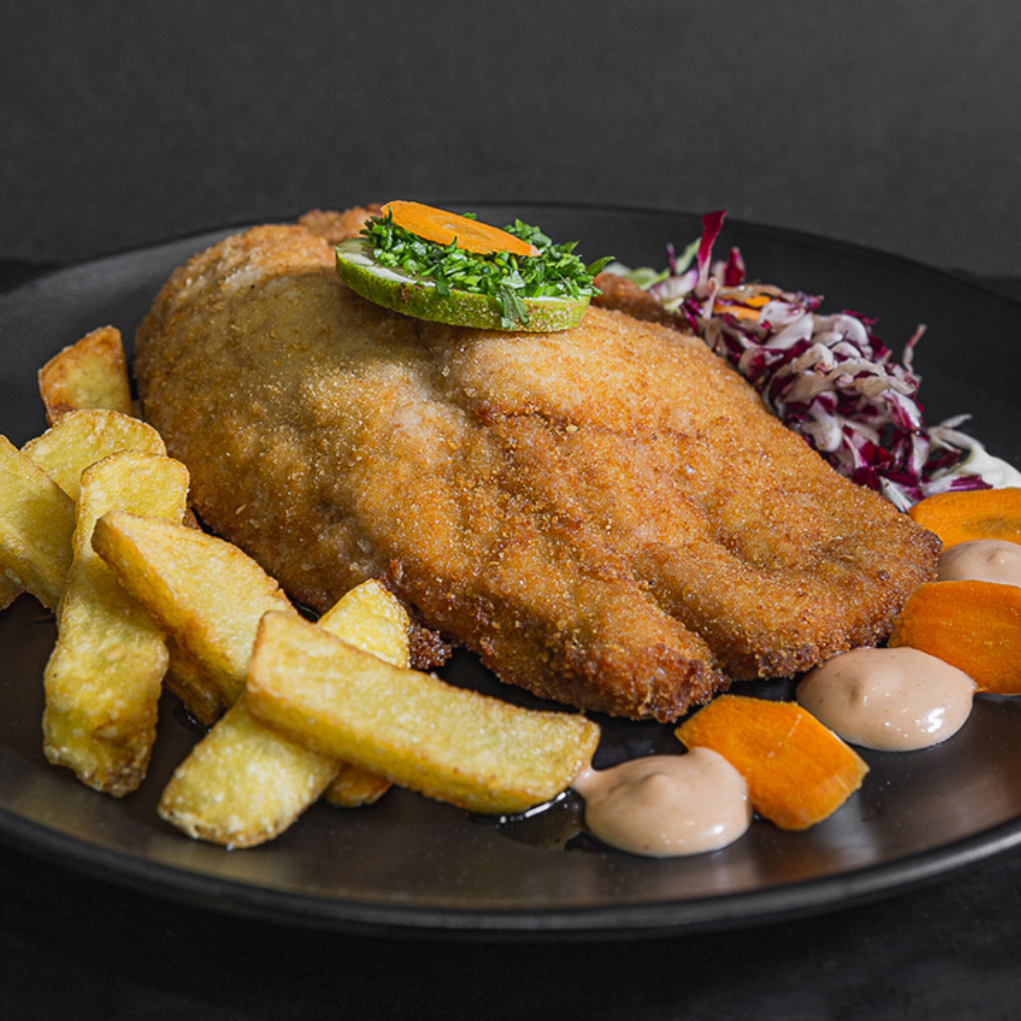 cotoletta di vitello con patate fritte | Macelleria Sparacello